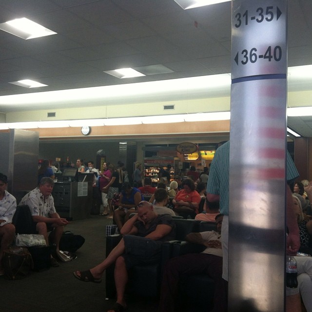 Ugh! Big hold up trying to get back to Denver. Our plane is having some kind of technical difficulty. #holdup #planetrip