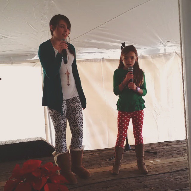 Singing Rudolph The Red Nosed Reindeer with little sister Lena. #Rudolph #RudolphTheRedNosedReindeer