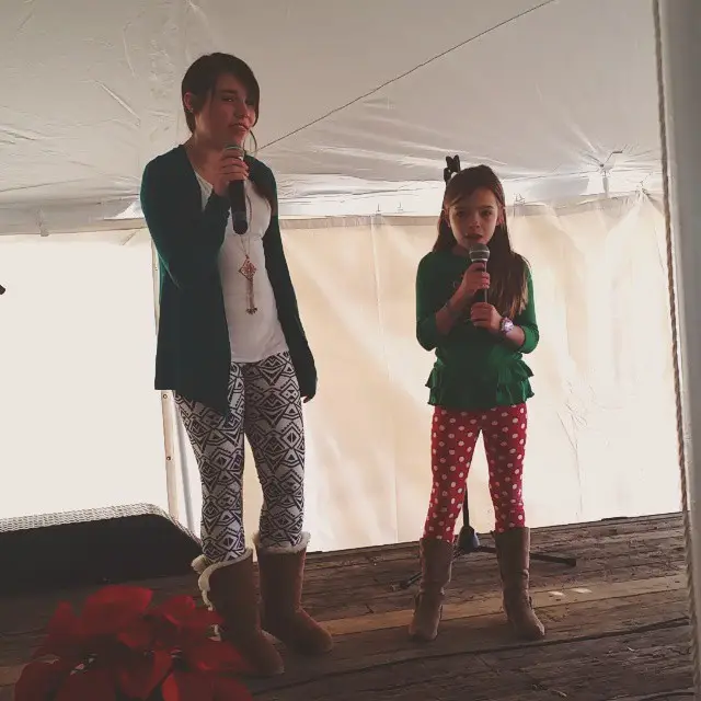 Singing Rudolph The Red Nosed Reindeer with little sister Lena. #Rudolph #RudolphTheRedNosedReindeer