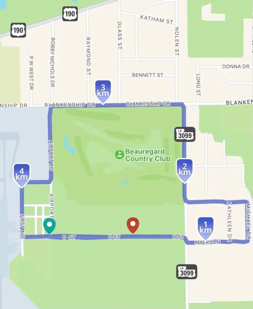 Leah Catherine Thompson 5K map